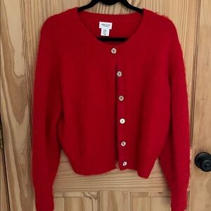 Song of Style Bold Red Cardigan